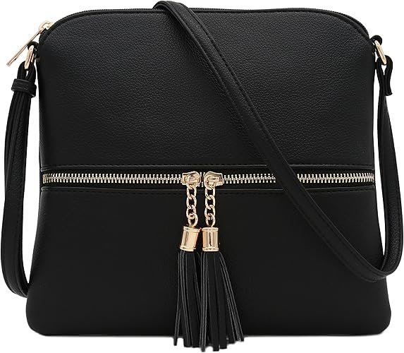 DELUXITY Lightweight Medium Crossbody Bag 1