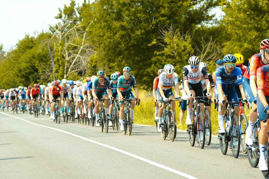 Peloton in Cyclist Race