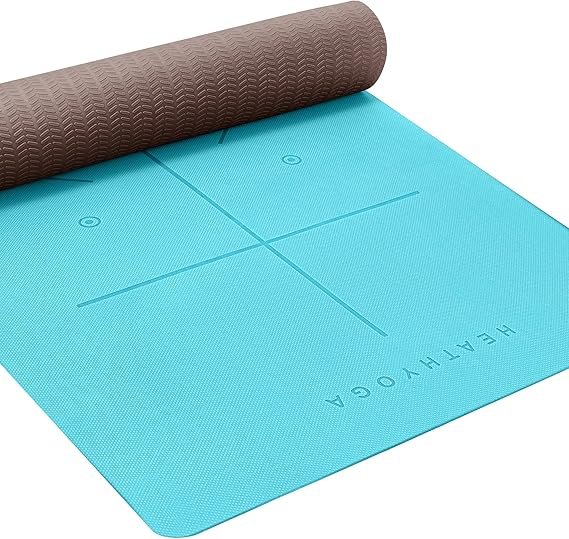 Heathyoga Eco Friendly Non Slip Yoga Mat 1